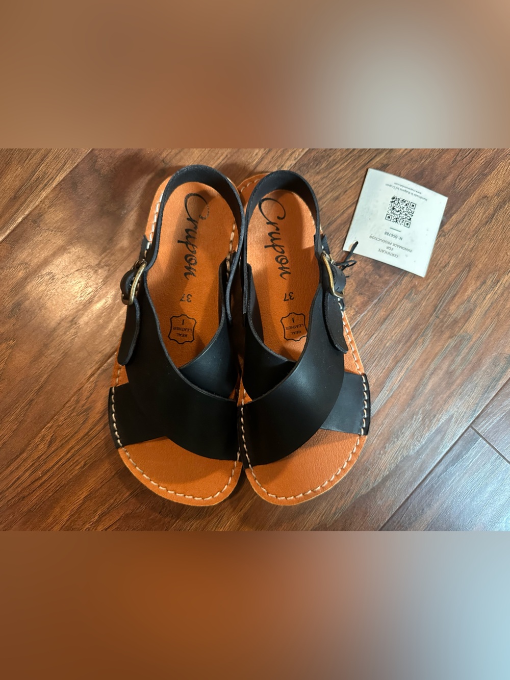 Crupon Sandals Size 37